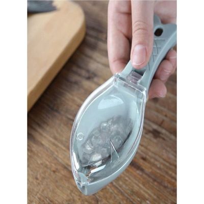 Cleaning Fish Scales Tool With Knife Scraping Cooking Accessories Multicolour 16x5.5x4.2centimeter