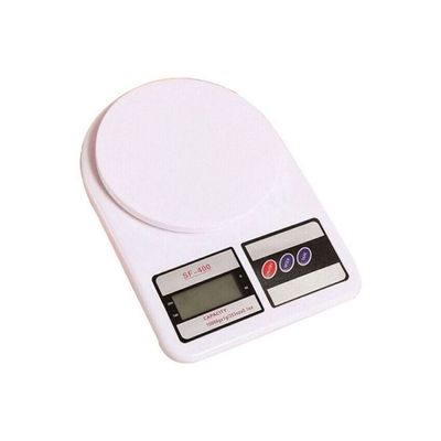 Electronic Digital Kitchen Scale White