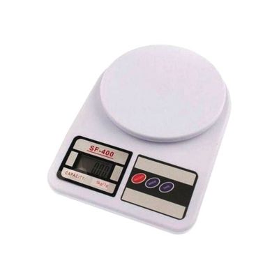 Electronic Digital Weighing Kitchen Scale White