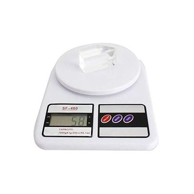 Digital Kitchen Scale White