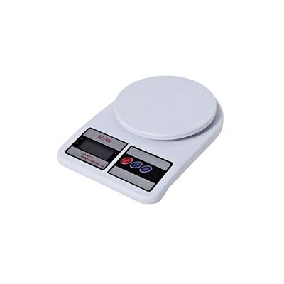 Digital Kitchen Scale White 10kg