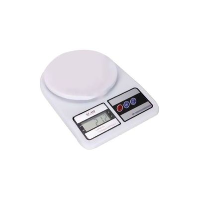 Electronic Kitchen Digital Weighing Scale 7Kg White/Black