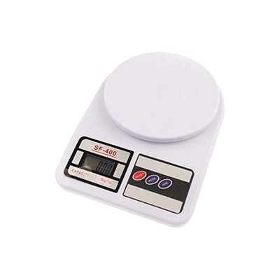 Electronic Kitchen Scale White