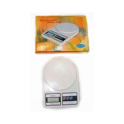 Electronic Kitchen Weighing Scale White