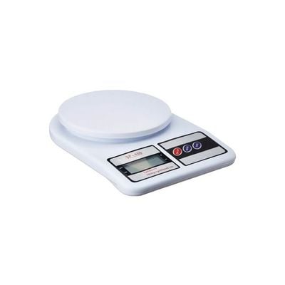 Electronic Kitchen Weighing Scale White