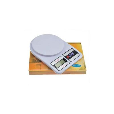 Digital Kitchen Scale White/Blue