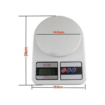 Digital Kitchen Scale White