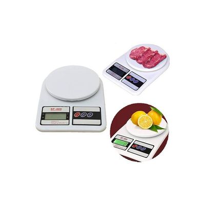 Digital Kitchen Scale White