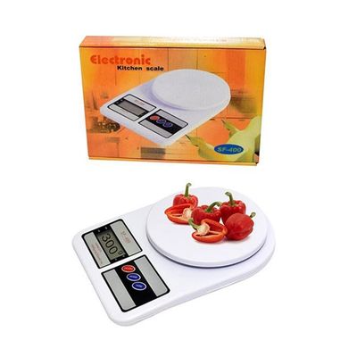 Digital Kitchen Scale White