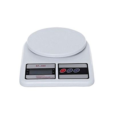 Digital Kitchen Scale White 25x18.6x4.6centimeter