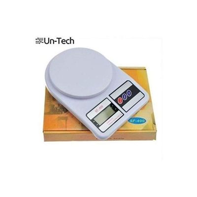 Digital Kitchen Scale White