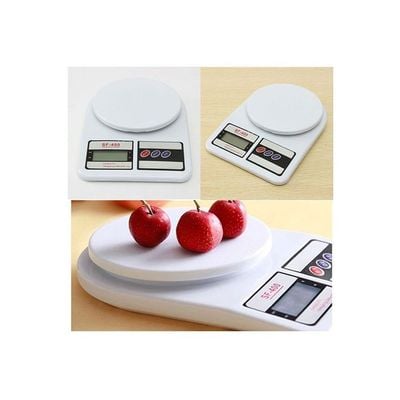 Electronic Kitchen Scale White 14.7centimeter