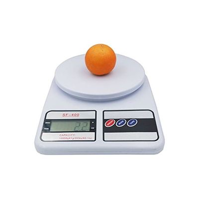 Electronic Kitchen Scale White 14.7centimeter