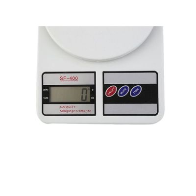 Digital Electronic Scale Balance Machine With LCD Display White 22centimeter