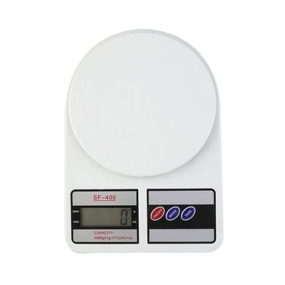 Digital Electronic Scale Balance Machine With LCD Display White 22centimeter