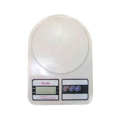 Digital Kitchen Scale White/Black 10kg
