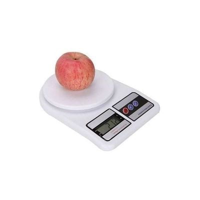 Digital Kitchen Scale White/Black