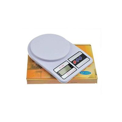 Digital Kitchen Scale White/Black