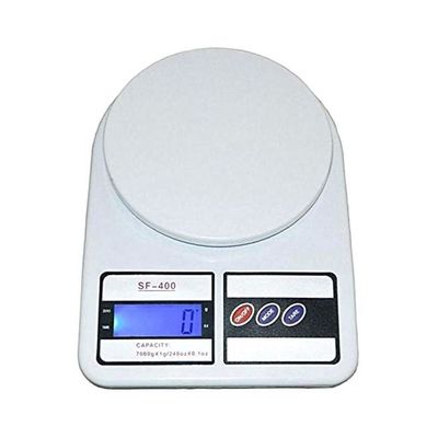 Digital Kitchen Scale White/Black