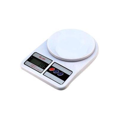 Electronic Kitchen Scale White