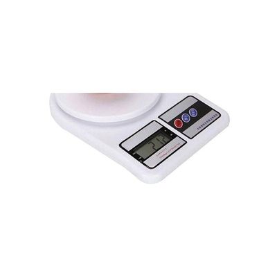 Digital Kitchen Weighing Scale White