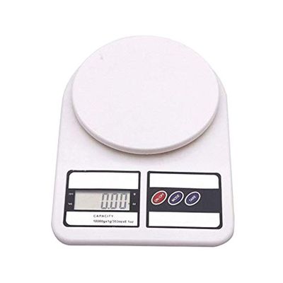 Digital Kitchen Weighing Scale White