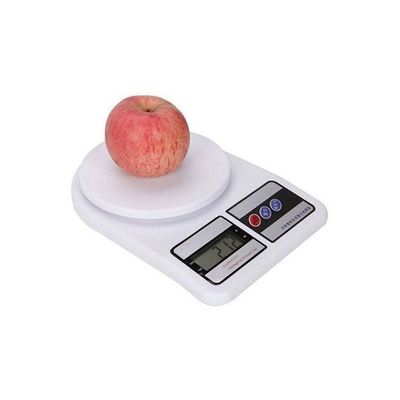 Digital Kitchen Weighing Scale White