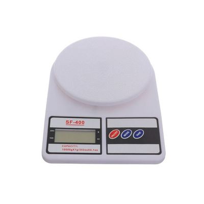 Electronic Kitchen Scale White/black 10kg