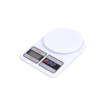 Electronic Kitchen Weighing Scale White