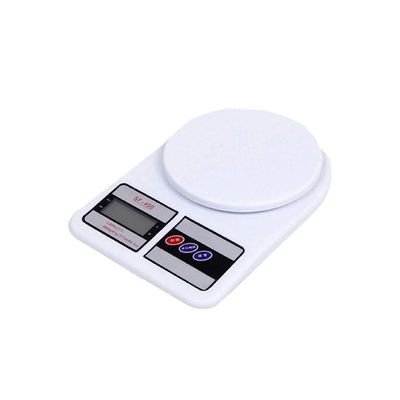 Electronic Kitchen Balance Scale White