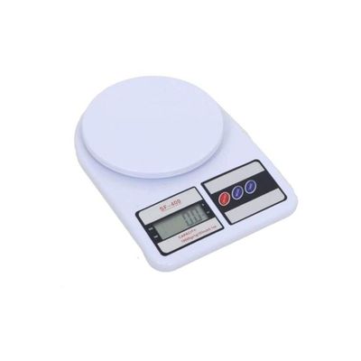 Electronic Digital Kitchen Scale White