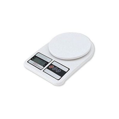 Digital Kitchen Scale White/Black