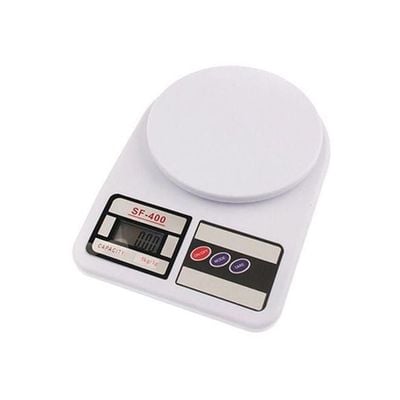 Electronic Kitchen Weighing Scale White