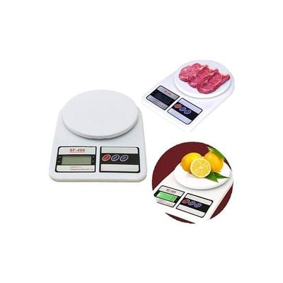 Electronic Kitchen Scale White