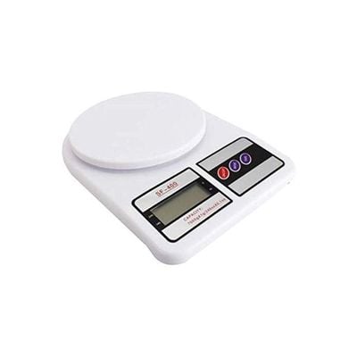 Electronic Kitchen Scale White