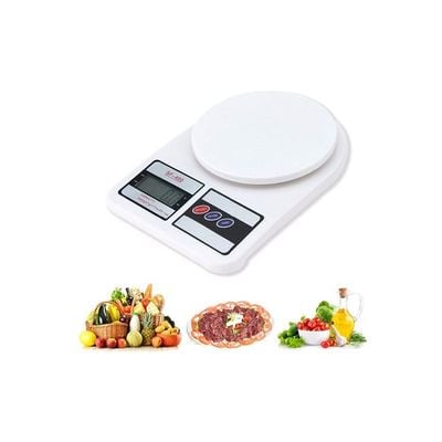 Electronic Kitchen Scale White