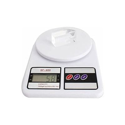 Kitchen Scale Diet Balance Food Scale High Precision Kitchen Electronic Digital Scale White