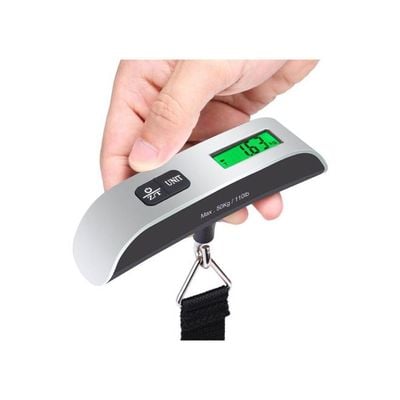 Digital Electronic Luggage Scale Grey/Black