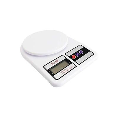 Kitchen Scale Electronic Kitchen Scale White