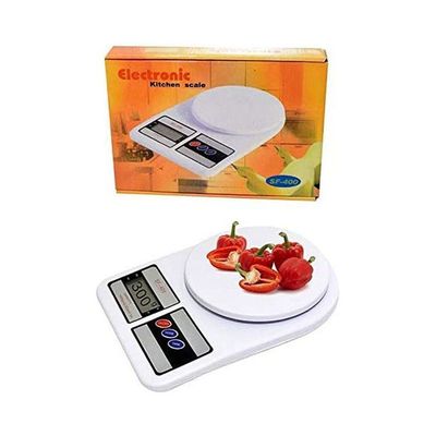 Kitchen Electronic Digital Scale White 10kg