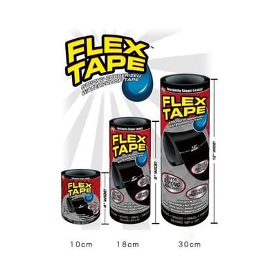 Waterproof Flex Tape Black