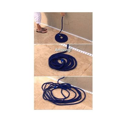 Expandable Watering Hose Blue/Black 15meter