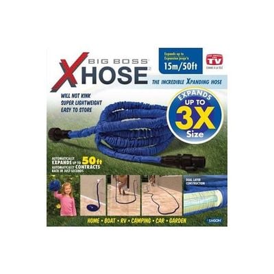 Expandable Watering Hose Blue/Black 15meter