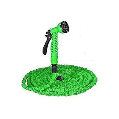 Expandable Water Hose with Water Pump Nozzle Green 45meter