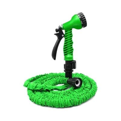 Expanding Magic Hose With Gun Water Garden Pipe Flexible Expandable Garden Water Hose Green 30.48meter