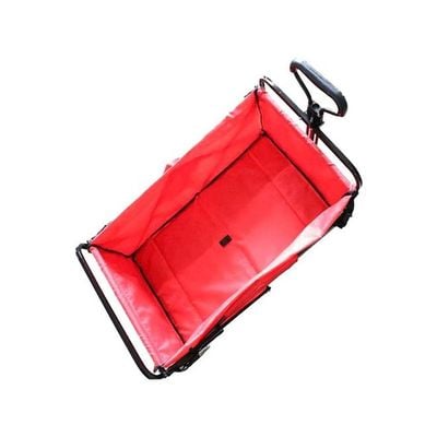 Folding Shopping Cart Red