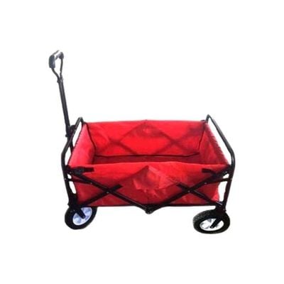 Folding Shopping Cart Red