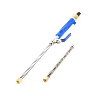 High Pressure Jet Power Water Wand Nozzle Sprayer Blue/Silver