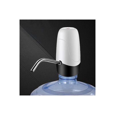 Electric Water Bottle Dispenser Pump White/Black/Silver