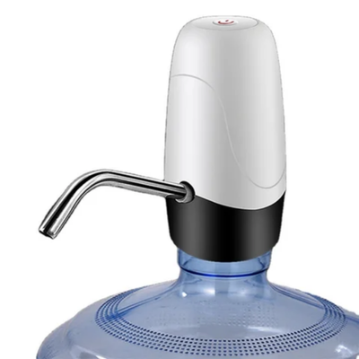 Electric Water Bottle Dispenser Pump White/Black/Silver